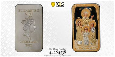 2012 $2 Faith, Hope, Charity & Sofia PR70DCAM