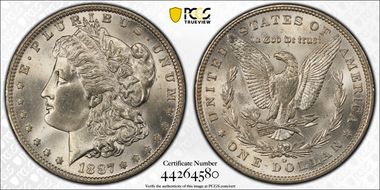 1887-O $1 MS64+