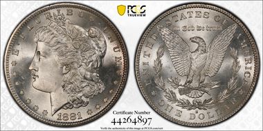 1881-S $1 MS68