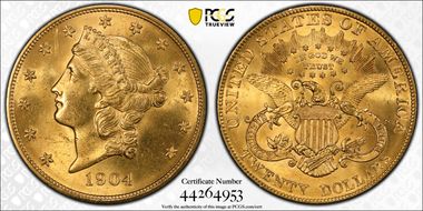 1904 $20 MS64