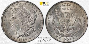 1884-O $1 MS62