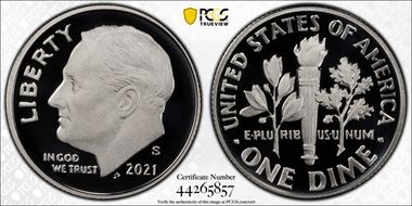 2021-S 10C Silver Limited Edition Proof Set - First Strike PR70DCAM