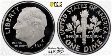 2021-S 10C Silver Limited Edition Proof Set - First Strike PR70DCAM