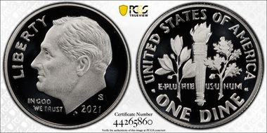 2021-S 10C Silver Limited Edition Proof Set - First Strike PR70DCAM
