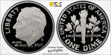 2021-S 10C Silver Limited Edition Proof Set - First Strike PR70DCAM