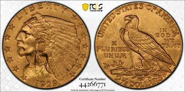1929 $2.50 MS61