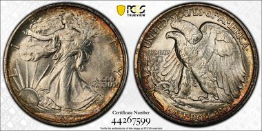 1917 50C MS65
