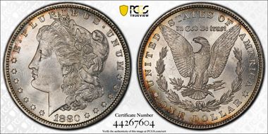 1880 $1 MS65