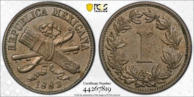 1883 1C KM-392 Cu-Ni MS62