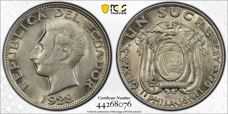 Cert 44268076 - Coin Image