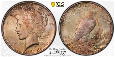 1925 $1 MS66+