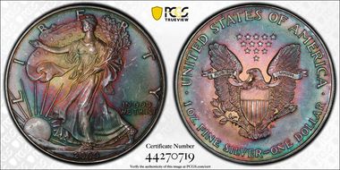 2000 $1 Silver Eagle MS65