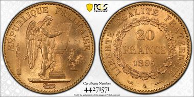 1895-A 20 Fr Gad-1063 F-533 MS65