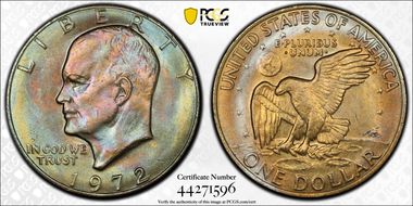 1972 $1 Type 1 MS65