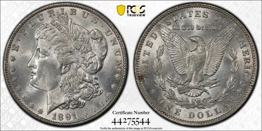1891 $1 MS63