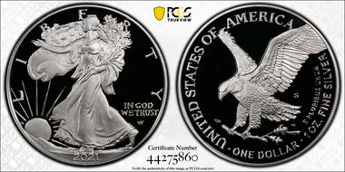 2021-S $1 Silver Eagle - Type 2 PR69DCAM