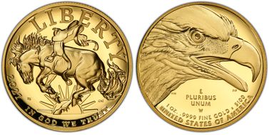 2021-W $100 American Liberty High Relief .9999 Fine PR69DCAM