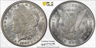 1880/79-CC $1 Reverse of 1878 MS64