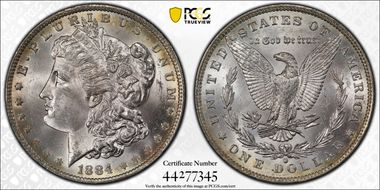 1884-O $1 MS63