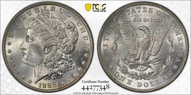 1888 $1 MS64