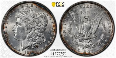 1890 $1 MS63