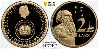 2016 $2 50 Yrs Decimal Currency PR69DCAM