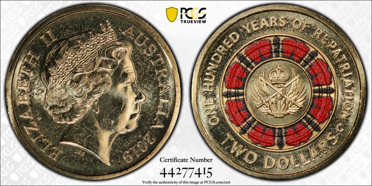 Cert 44277415 - Coin Image