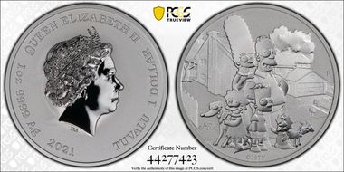 2021-P $1 The Simpson Family MS67