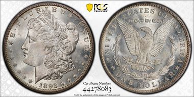 1893-CC $1 MS64+