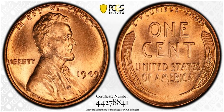 Cert 44278841 - Coin Image