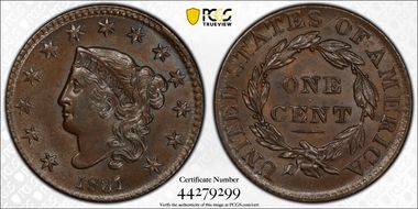 1831 1C N-10 MS63BN