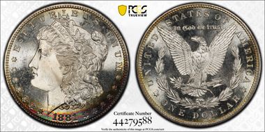 1881-S $1 MS67+