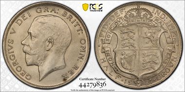 1921 1/2 Cr S-4021A MS63