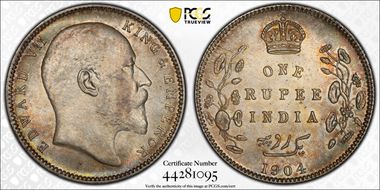1904(C) Rupee SW-7.23 Prid-190 MS64