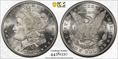 1881-S $1 MS67