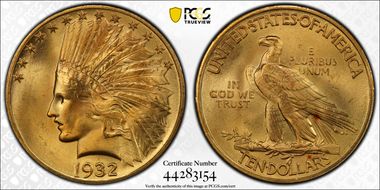 1932 $10 MS66