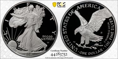 2021-S $1 Silver Eagle - Type 2 Limited Edition Proof Set - First Strike PR70DCAM