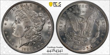 1884 $1 MS67