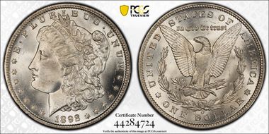 1892-O $1 MS65