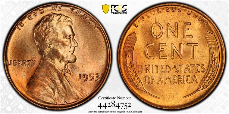 Cert 44284752 - Coin Image