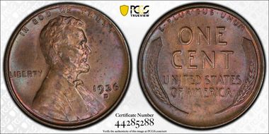 1936-D 1C MS64BN