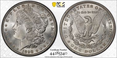 1898 $1 MS67