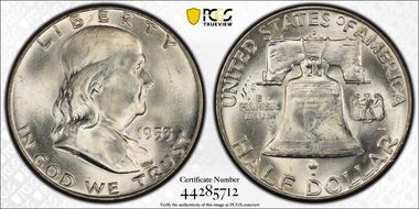 1953-D 50C "Bugs Bunny" FS-401 MS63FBL