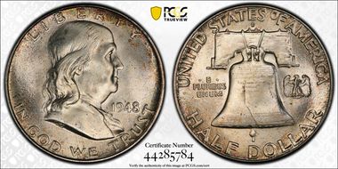 1948-D 50C MS66+ FBL