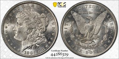 1882-CC $1 MS62