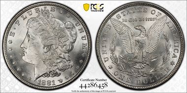 1881 $1 MS64