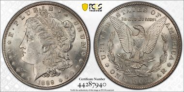 1889 $1 MS63