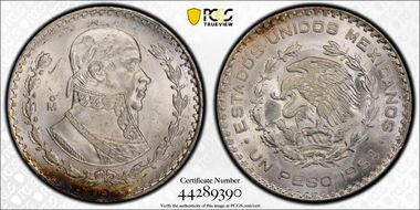 1964-Mo Peso KM-459 MS65