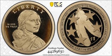 2021-S $1 Native American First Strike PR69DCAM