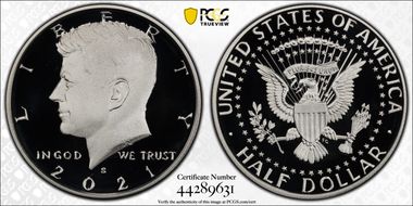 2021-S 50C Silver First Strike PR69DCAM
